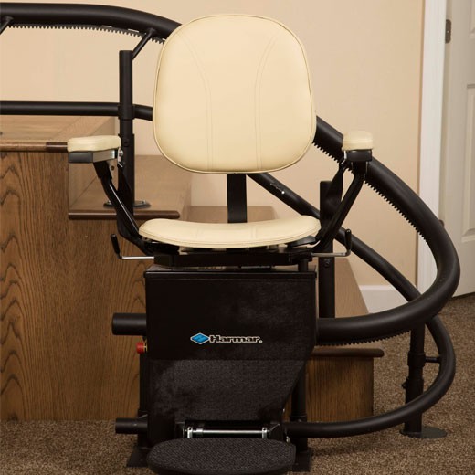 Harmar Helix curved rail stairlift Tempe